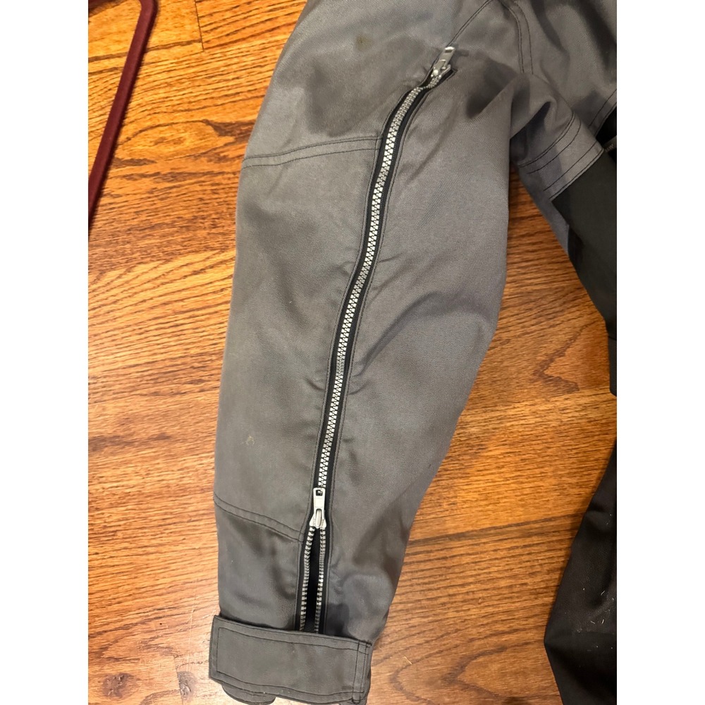 BMW Motorrad CoverAll Riding Suit Mens XL Grey Black Motorcycle Jumpsuit Gear - Picture 7 of 11